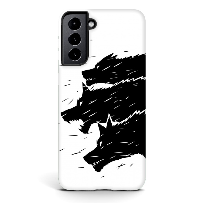 Galaxy S21 plus StrongFit Three Wolves by Alberto