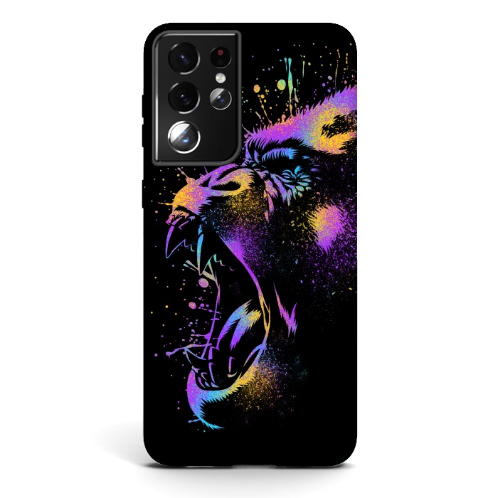 Galaxy S21 ultra StrongFit Gorilla colorful by Alberto