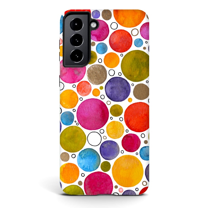 Galaxy S21 plus StrongFit That's It, I'm Going Dotty by Paula Ohreen