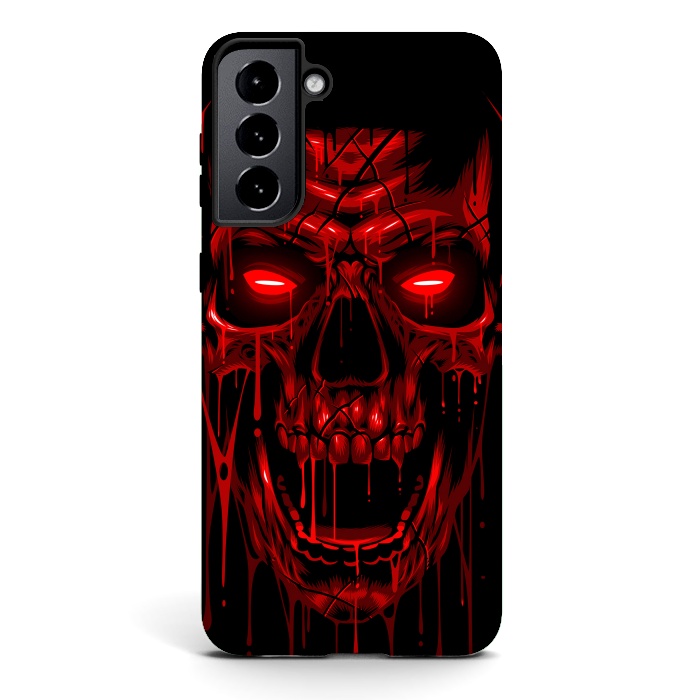 Galaxy S21 plus StrongFit Blood Skull by Alberto