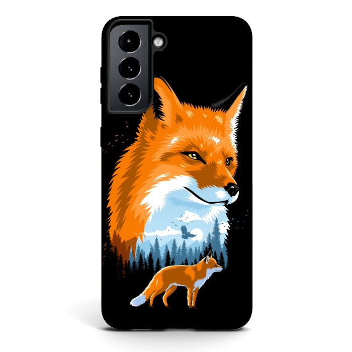 Galaxy S21 StrongFit Fox in forest by Alberto