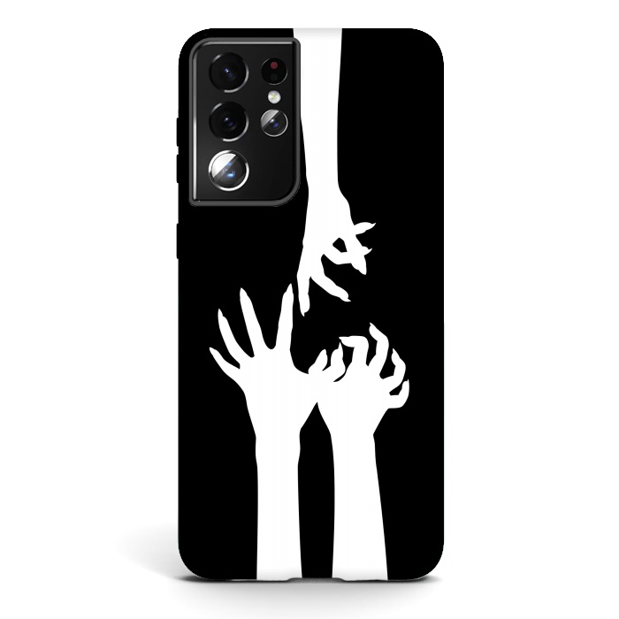 Galaxy S21 ultra StrongFit Hands of Zombie by Alberto