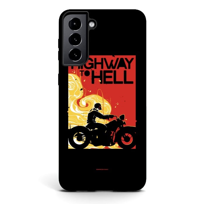 Galaxy S21 StrongFit Highway to Hell 1 by Draco