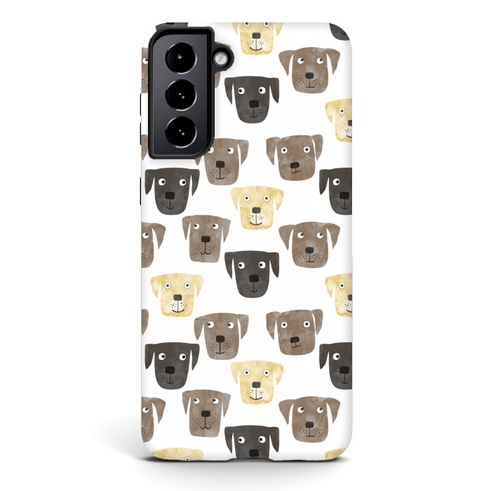 Galaxy S21 plus StrongFit Labrador Retriever Dogs by Nic Squirrell