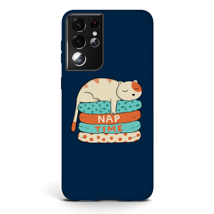 Galaxy S21 ultra StrongFit Cat Nap by Coffee Man