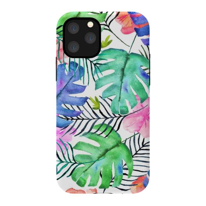 iPhone 11 Pro StrongFit Tropical Pastel  by Amaya Brydon