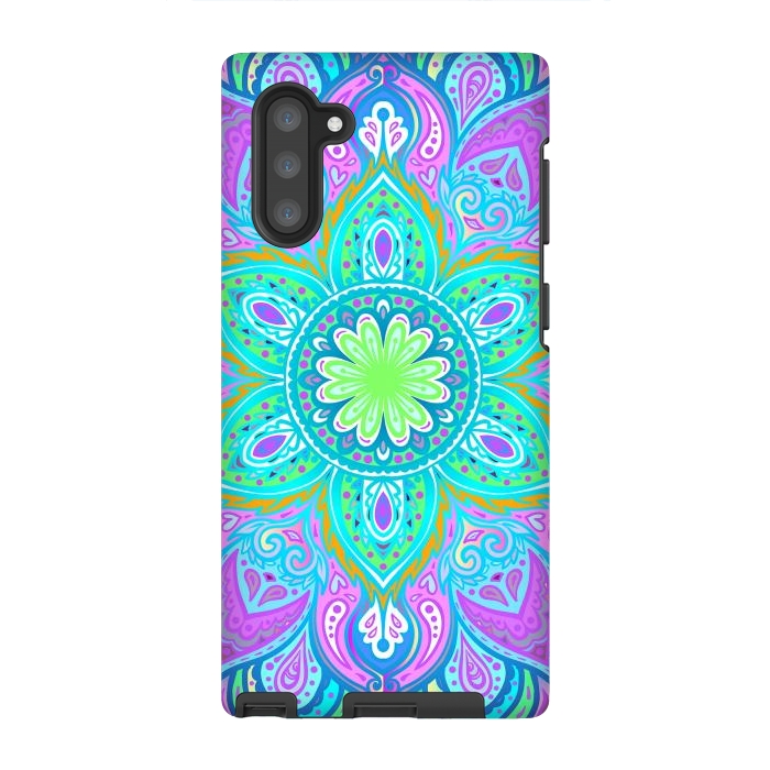 Galaxy Note 10 StrongFit Psychedelic Mandala I by ArtsCase