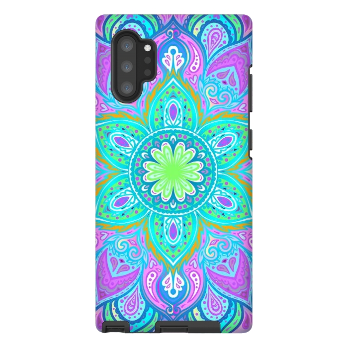 Galaxy Note 10 plus StrongFit Psychedelic Mandala I by ArtsCase