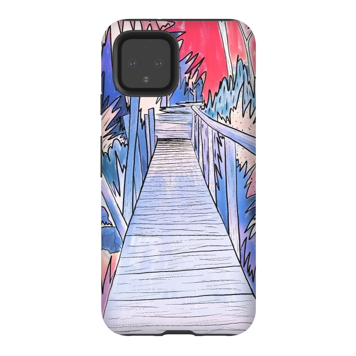 Pixel 4 StrongFit The blue pathway by Steve Wade (Swade)