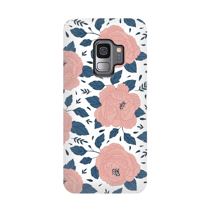 Galaxy S9 StrongFit Chic floral  by Winston