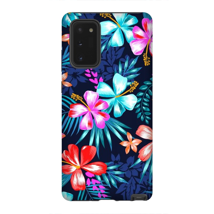 Galaxy Note 20 StrongFit Beautiful Tropical Design Leave and Flowers by ArtsCase