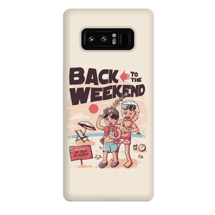 Galaxy Note 8 StrongFit Back to the Weekend by eduely