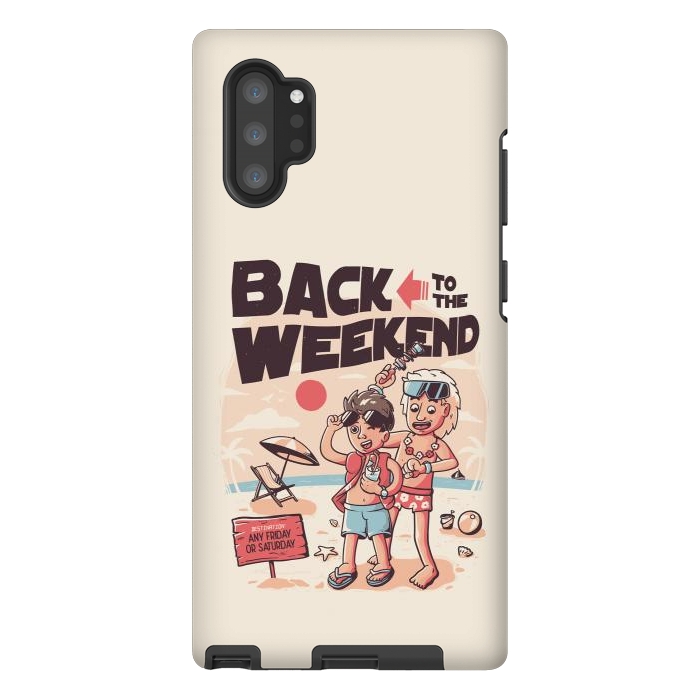 Galaxy Note 10 plus StrongFit Back to the Weekend by eduely