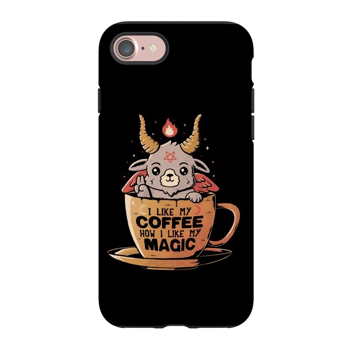iPhone 7 StrongFit Black Coffee by eduely