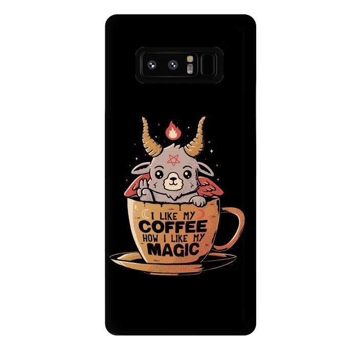 Galaxy Note 8 StrongFit Black Coffee by eduely