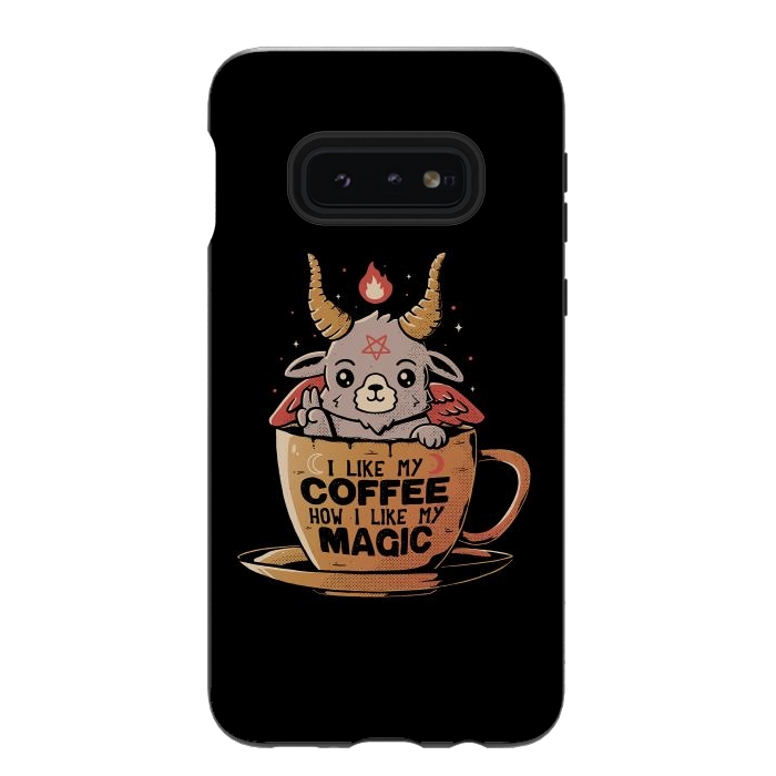 Galaxy S10e StrongFit Black Coffee by eduely