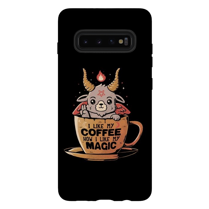 Galaxy S10 plus StrongFit Black Coffee by eduely
