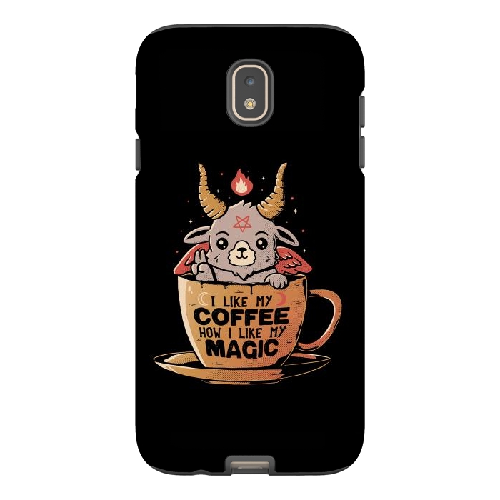 Galaxy J7 StrongFit Black Coffee by eduely