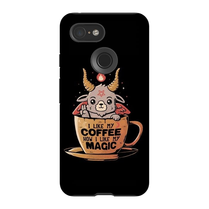 Pixel 3 StrongFit Black Coffee by eduely