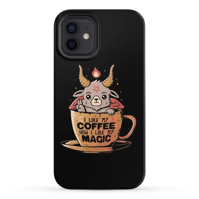 iPhone 12 StrongFit Black Coffee by eduely