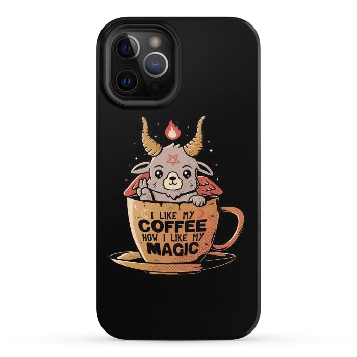 iPhone 12 Pro StrongFit Black Coffee by eduely