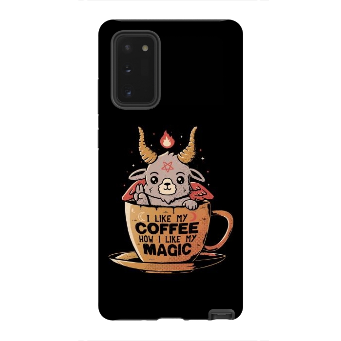 Galaxy Note 20 StrongFit Black Coffee by eduely