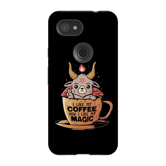 Pixel 3A StrongFit Black Coffee by eduely