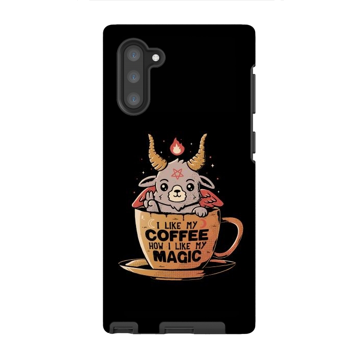Galaxy Note 10 StrongFit Black Coffee by eduely