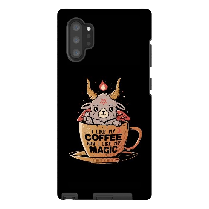Galaxy Note 10 plus StrongFit Black Coffee by eduely