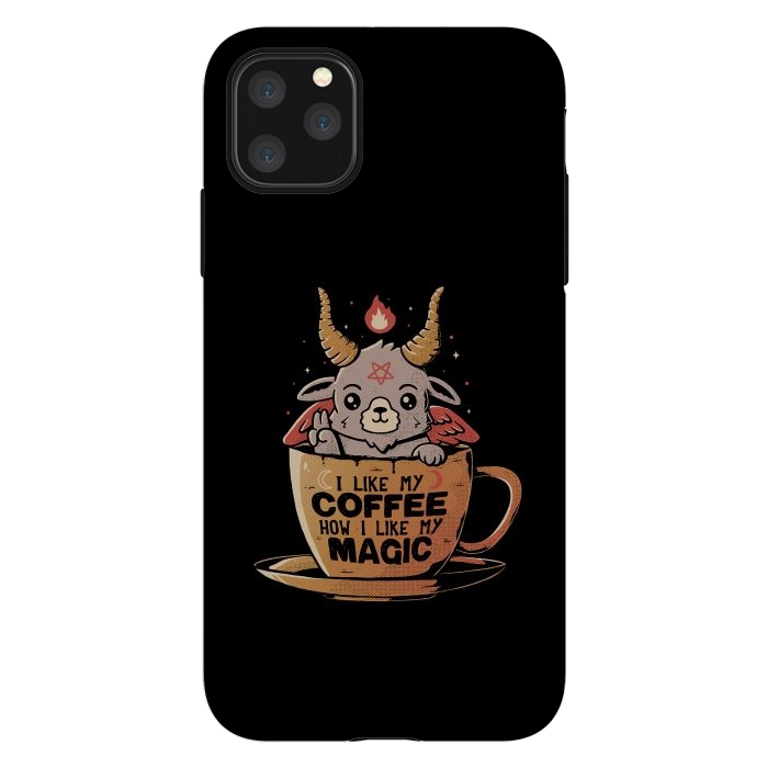 iPhone 11 Pro Max StrongFit Black Coffee by eduely