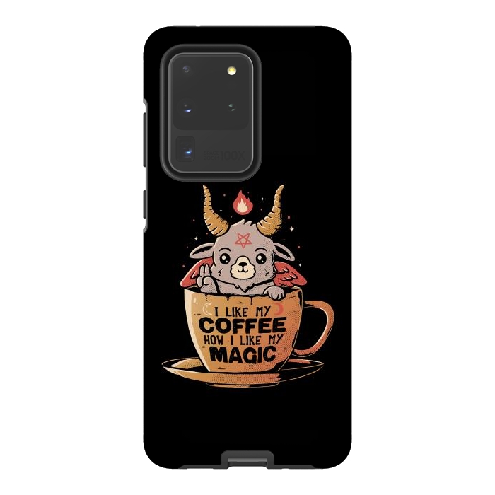 Galaxy S20 Ultra StrongFit Black Coffee by eduely
