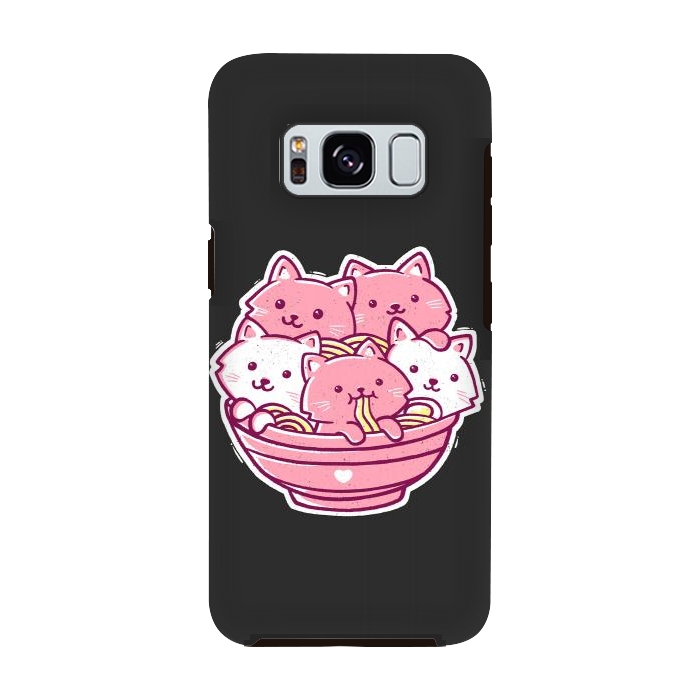 Galaxy S8 StrongFit Cat Ramen by eduely