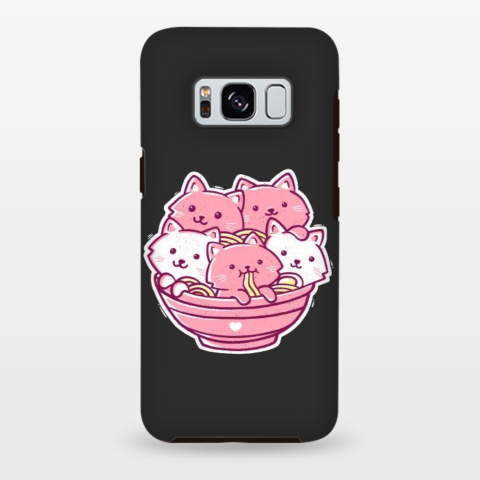 Galaxy S8 plus StrongFit Cat Ramen by eduely