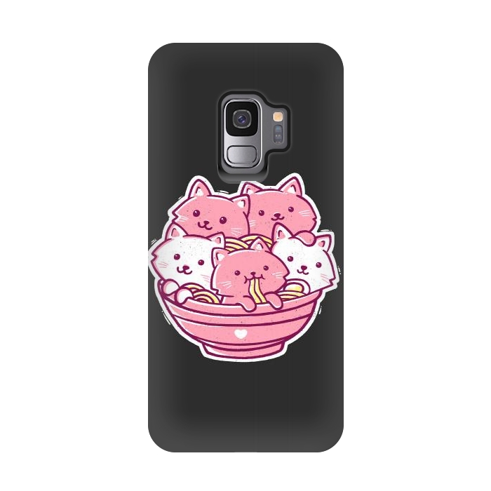 Galaxy S9 StrongFit Cat Ramen by eduely