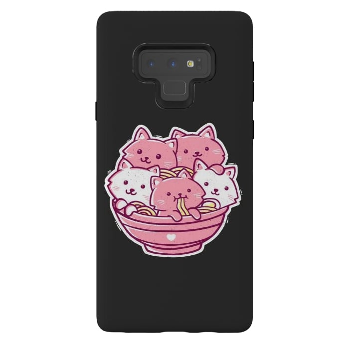 Galaxy Note 9 StrongFit Cat Ramen by eduely