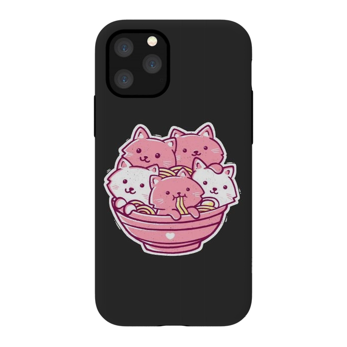 iPhone 11 Pro StrongFit Cat Ramen by eduely