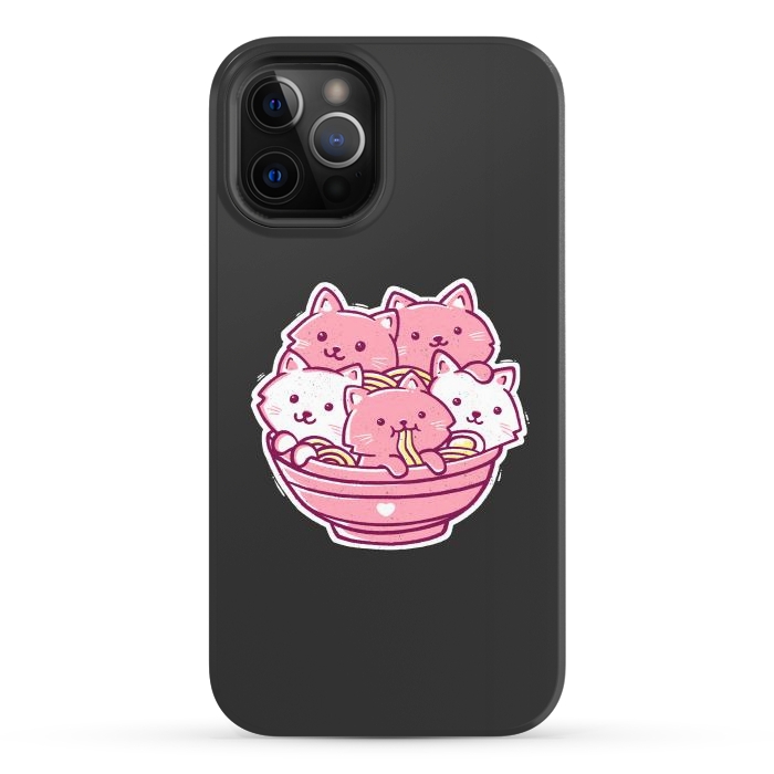 iPhone 12 Pro Max StrongFit Cat Ramen by eduely