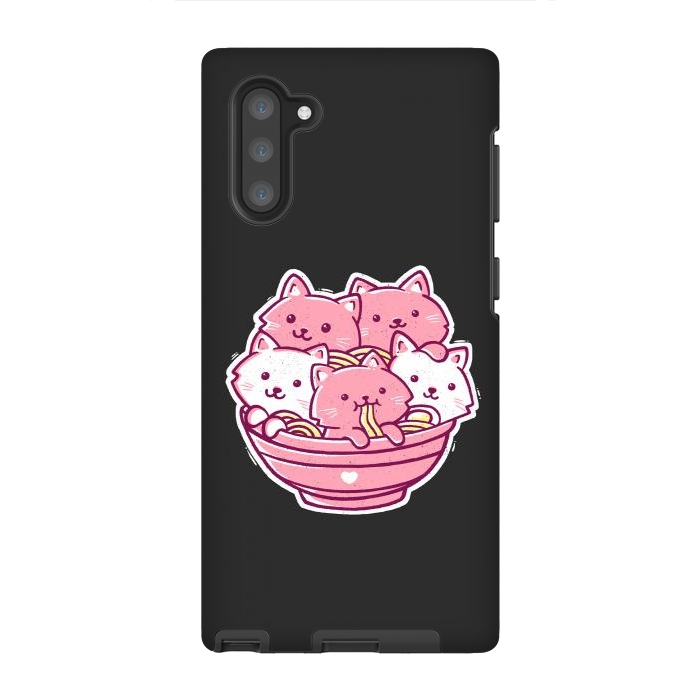 Galaxy Note 10 StrongFit Cat Ramen by eduely