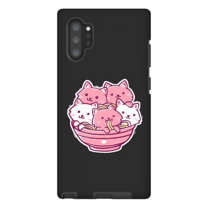 Galaxy Note 10 plus StrongFit Cat Ramen by eduely