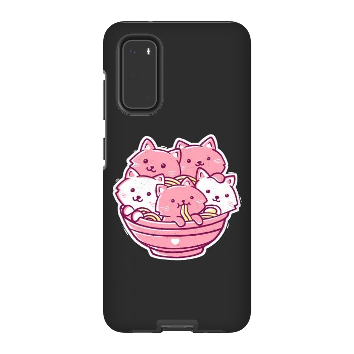 Galaxy S20 StrongFit Cat Ramen by eduely