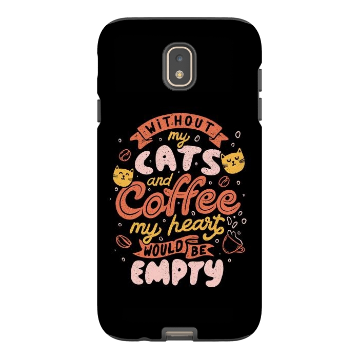 Galaxy J7 StrongFit Cats and Coffee  by eduely