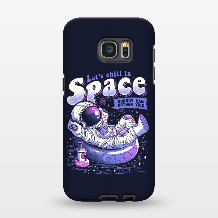 Galaxy S7 EDGE StrongFit Chilling in Space by eduely