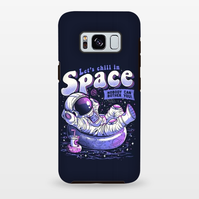Galaxy S8 plus StrongFit Chilling in Space by eduely
