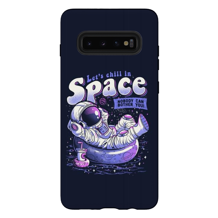 Galaxy S10 plus StrongFit Chilling in Space by eduely