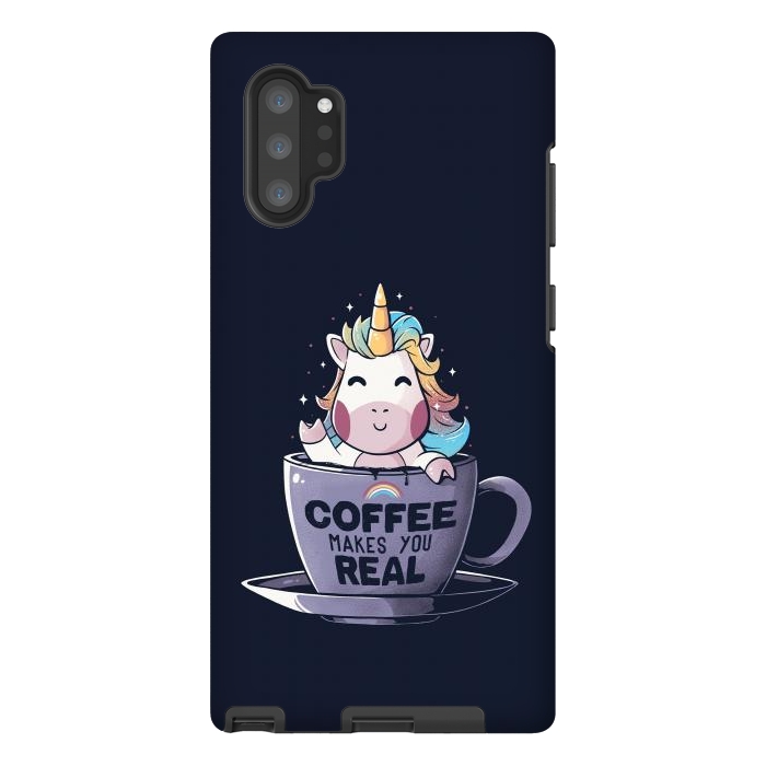Galaxy Note 10 plus StrongFit Coffee Makes You Real by eduely