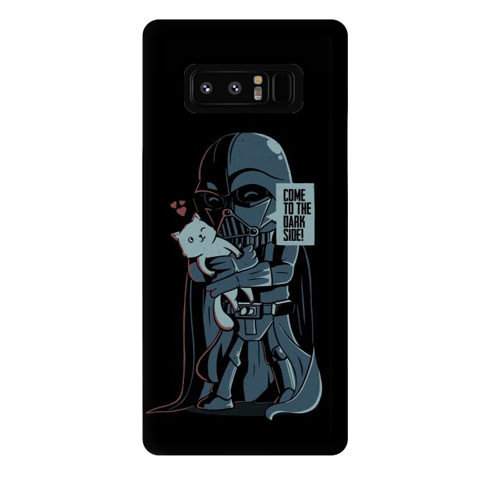 Galaxy Note 8 StrongFit Come to the Dark Side - Cute Cat by eduely