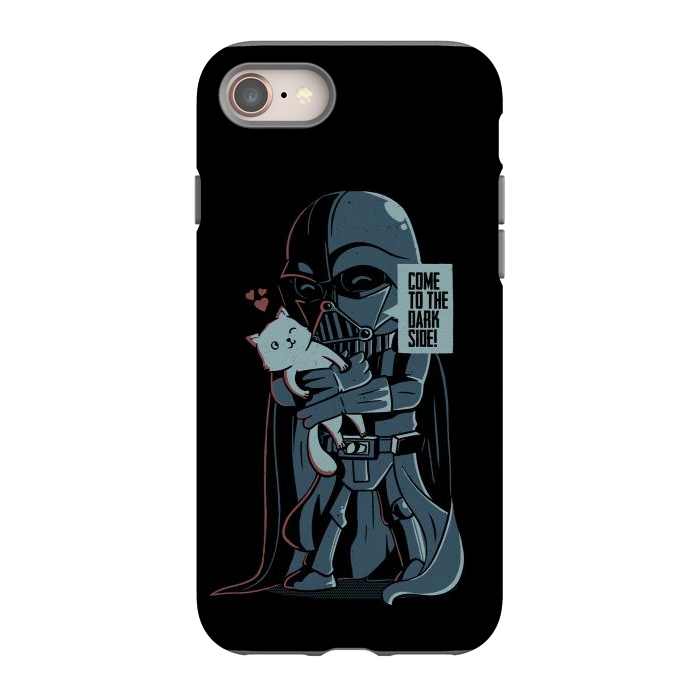iPhone 8 StrongFit Come to the Dark Side - Cute Cat by eduely