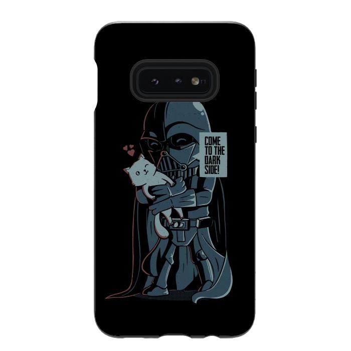 Galaxy S10e StrongFit Come to the Dark Side - Cute Cat by eduely