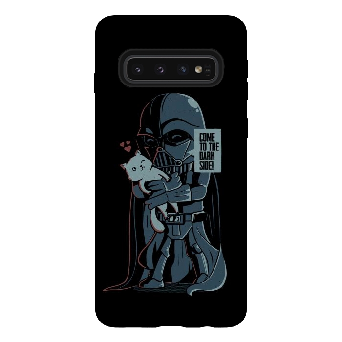 Galaxy S10 StrongFit Come to the Dark Side - Cute Cat by eduely