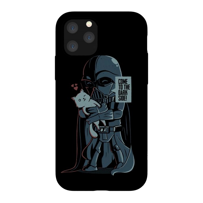 iPhone 11 Pro StrongFit Come to the Dark Side - Cute Cat by eduely